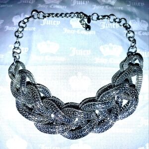 Express Thick Silver Chain Necklace